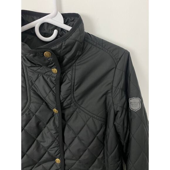 Women Eddie Bauer Sportshop quilted polyester insulated parka jacket coat PS - Picture 3 of 5
